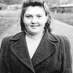 Photograph of Minia Jay in Windermere, 1945.