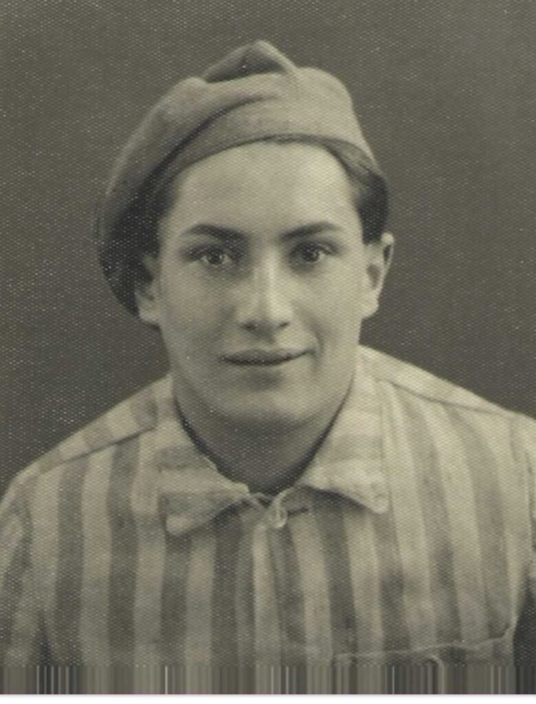 Photograph of David Sommer's concentration camp photo.