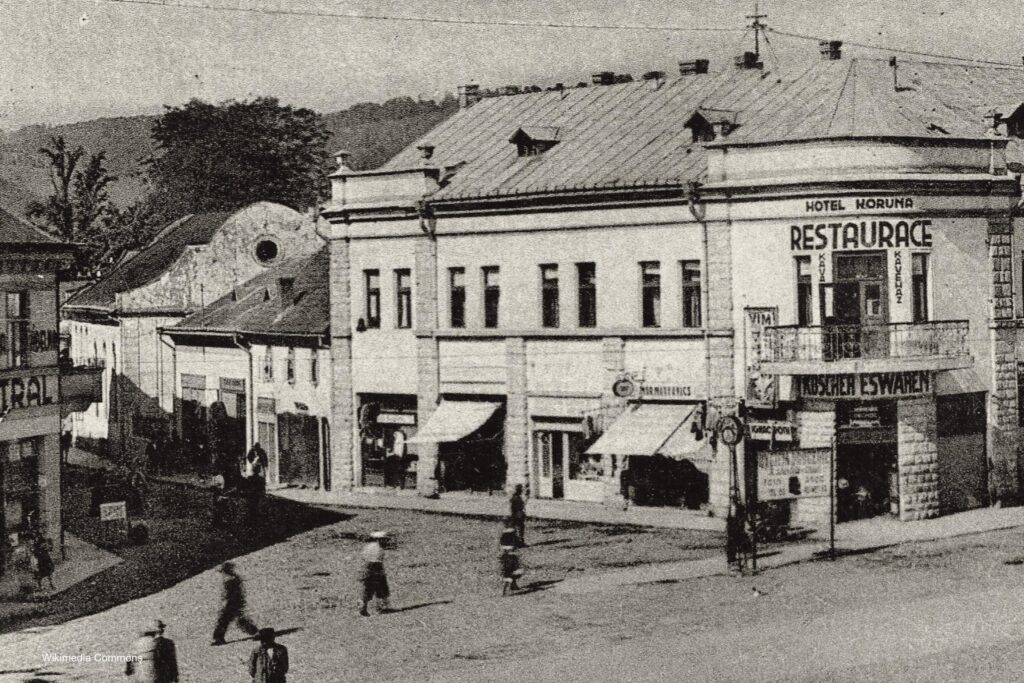 Photograph of Masaryk Sq,Hotel Koruna, Kosher restaurant