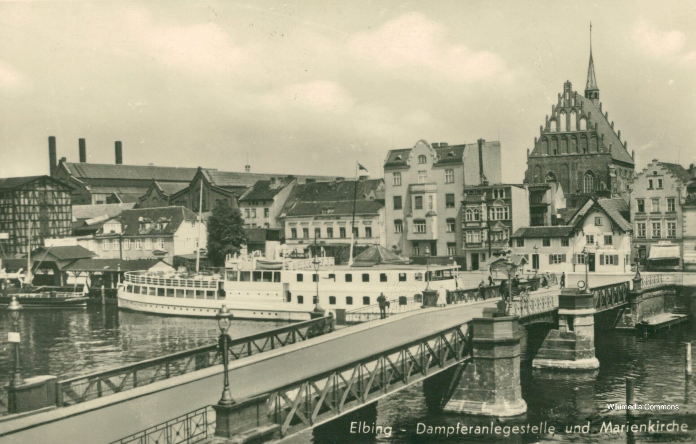 Photograph of Pre-World War II Elbing.