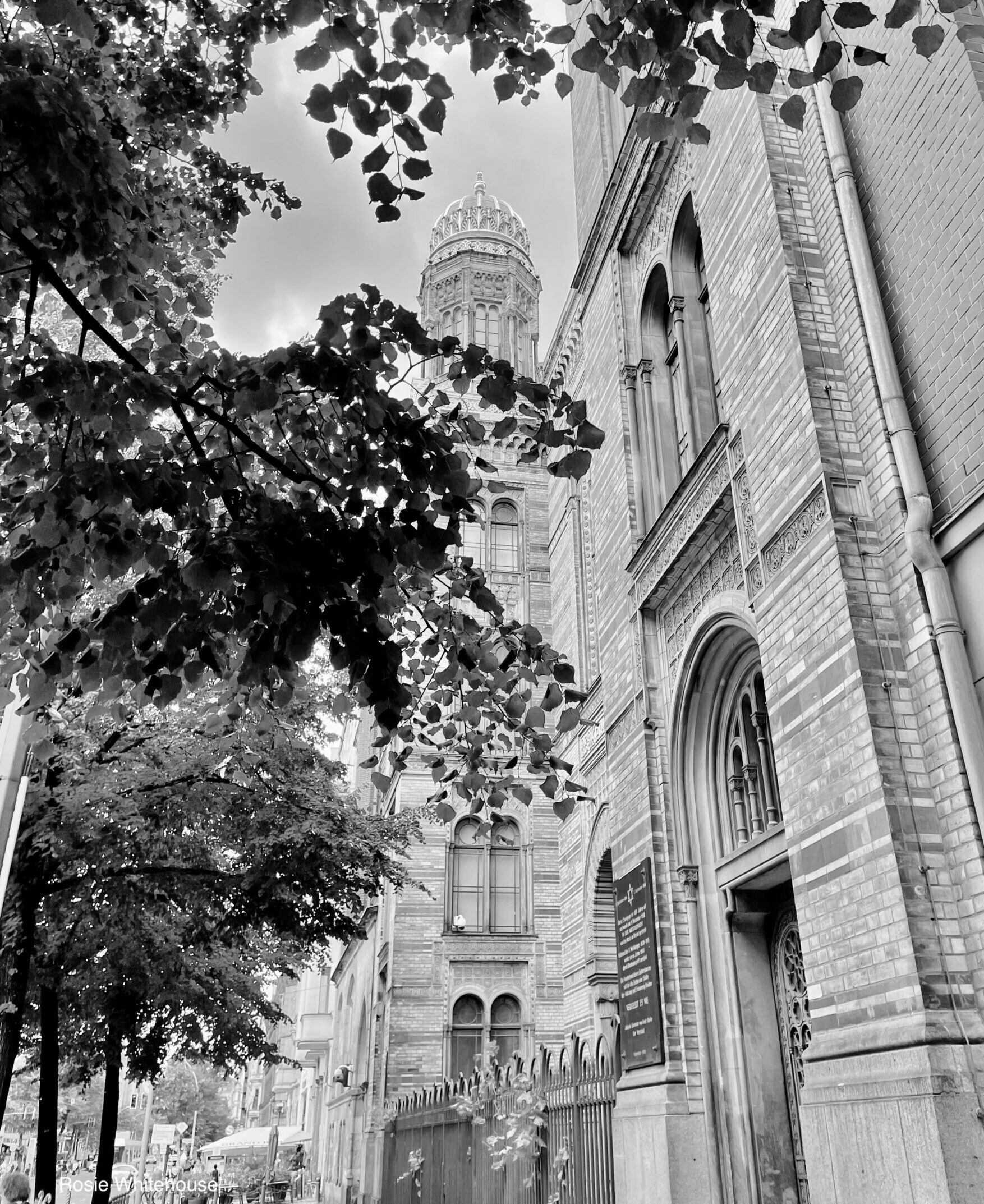 Photograph of the New Synagogue in Berlin, Germany.