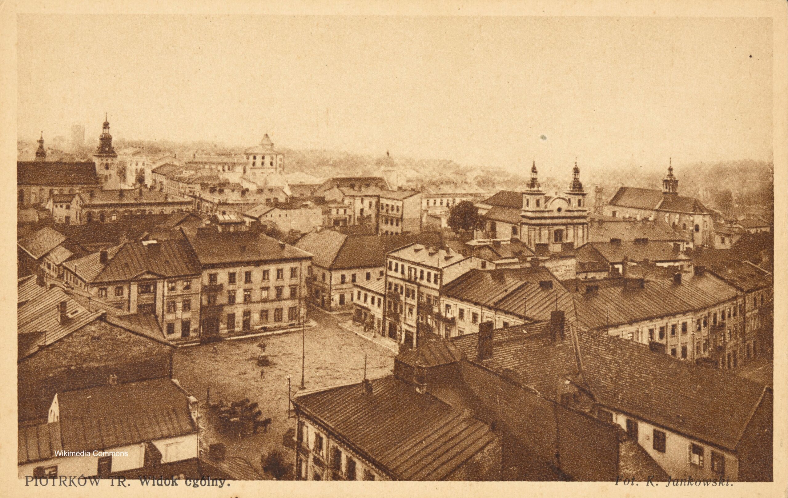 Photograph of Old Town Piotrkow c. 1933