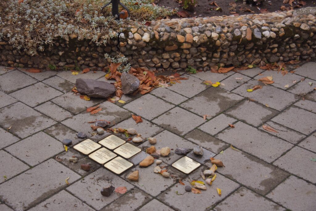 Photograph of Stolpersteine in Nyírbátor