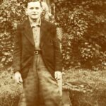 Photograph of Ben Helfgott in Windermere in 1945.