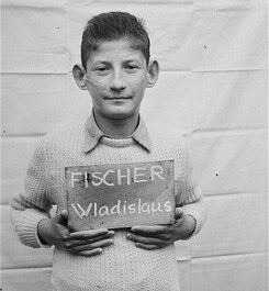Photograph of Wladislaus Fischer in Kloster Indersdorf, Germany in 1945.