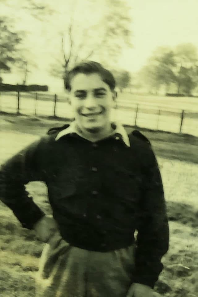 Jan Goldberger in Windermere in 1945