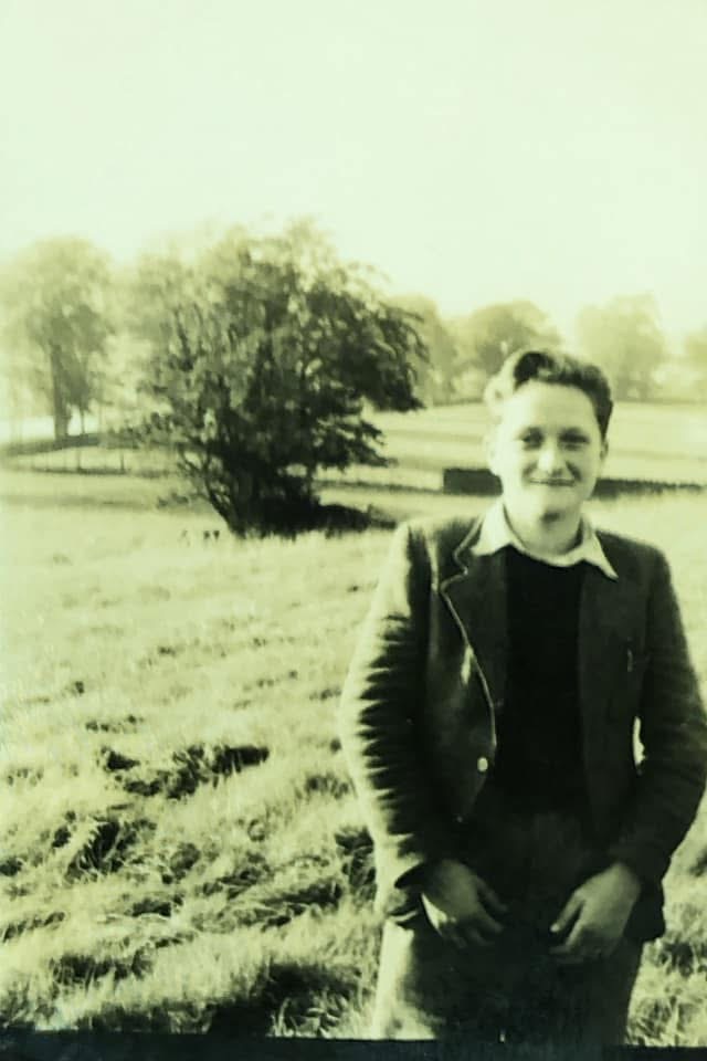 Photograph of Sam Borgenstein in Windermere 1945