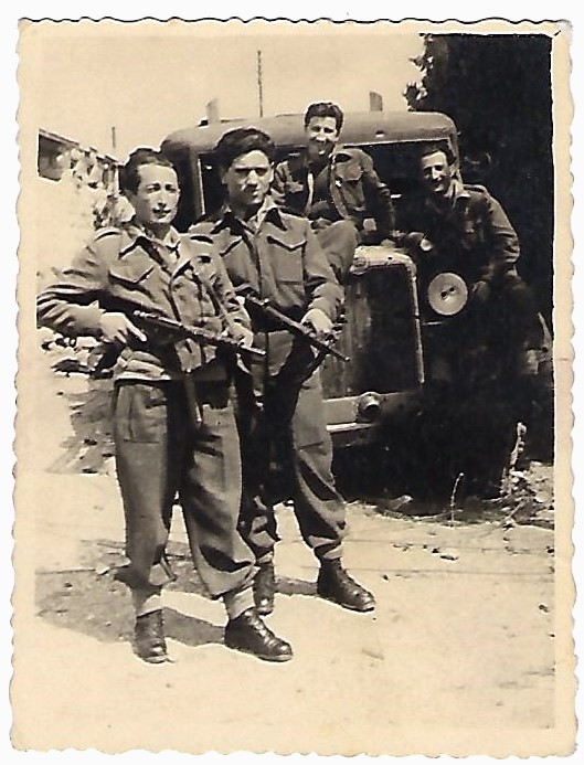 Photograph of Arek Hersch in Israel in 1948.
