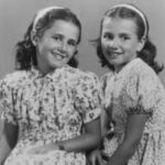 Photograph of Tatiana and Alessandra Bucci in the Weir Courtney hostel.