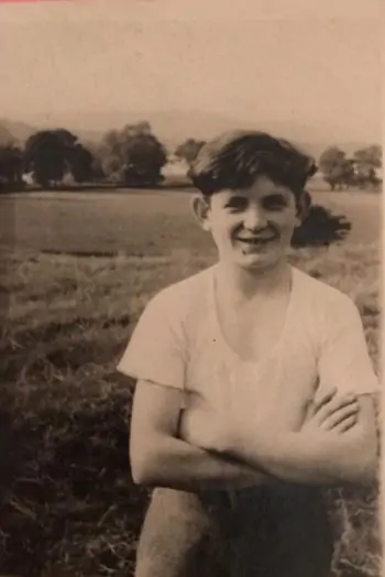 Photograph of Abraham Beil In Windermere 1945.