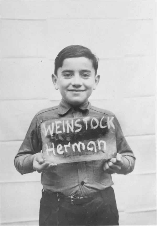Photograph of Herman Weinstock in Kloster Indersdorf, Germany in 1945.