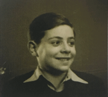 Photograph of Jacob Fersztand in Ascot, 1945.