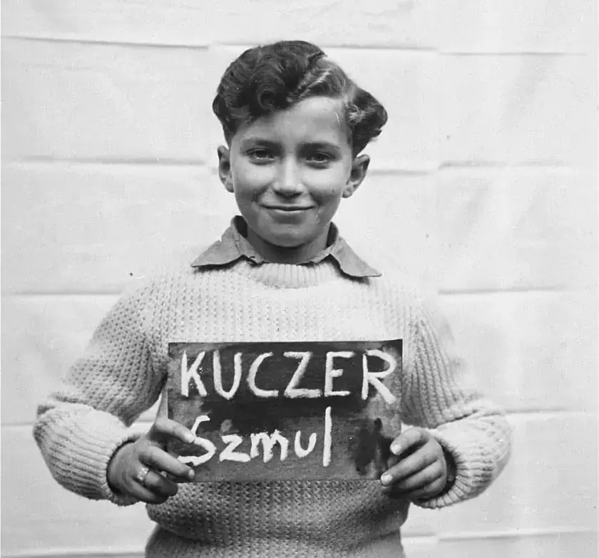 Photograph of Samuel Kuczer in Kloster Indersdorf, Germany in 1945.