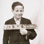 Photograph of Natan Rolnik in Kloster Indersdorf, Germany 1945.