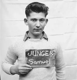 Photograph of Samuel Junger in Kloster Indersdorf, Germany 1945.