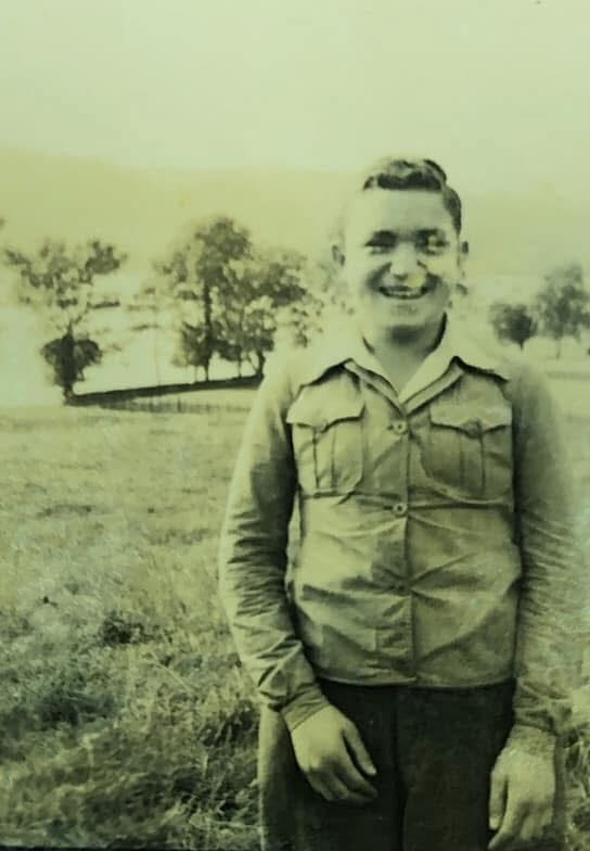 Sidney Baker in Windermere in 1945