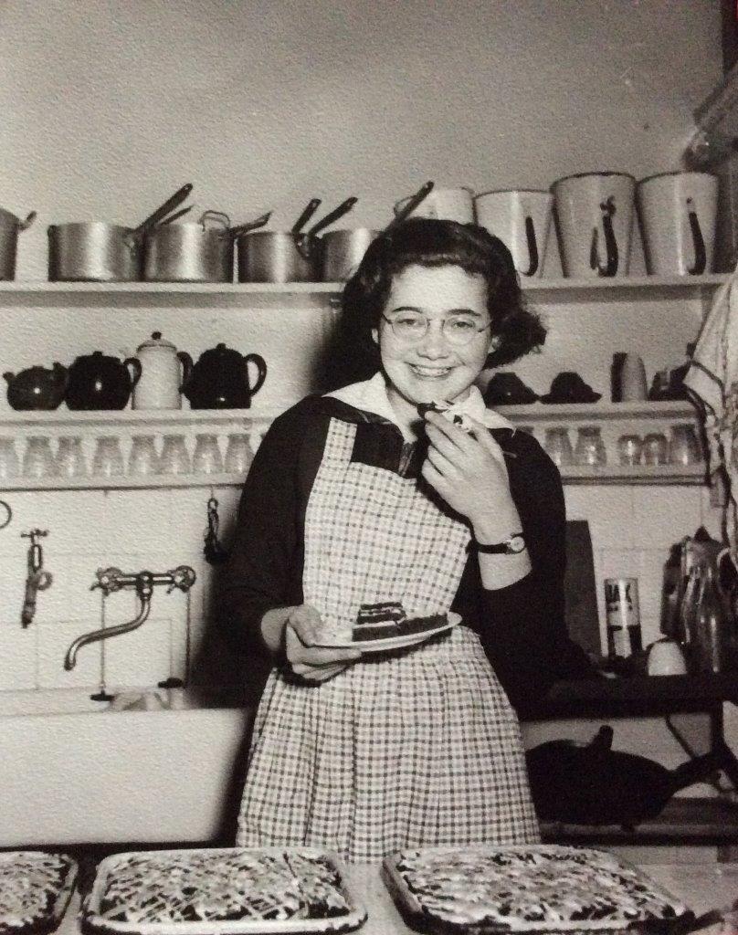 Photograph of Syliva Gruner Cohen in Weir Courtney hostel.