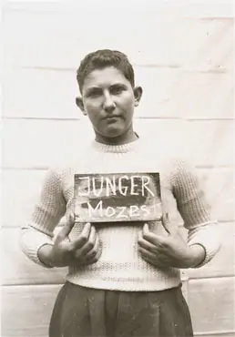 Photograph of Mozes Younger in Kloster Indersdorf, Germany in 1945.