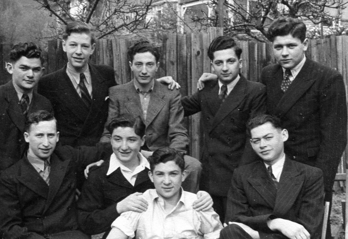 Photograph of the Boys in the Finchley Road hostel.