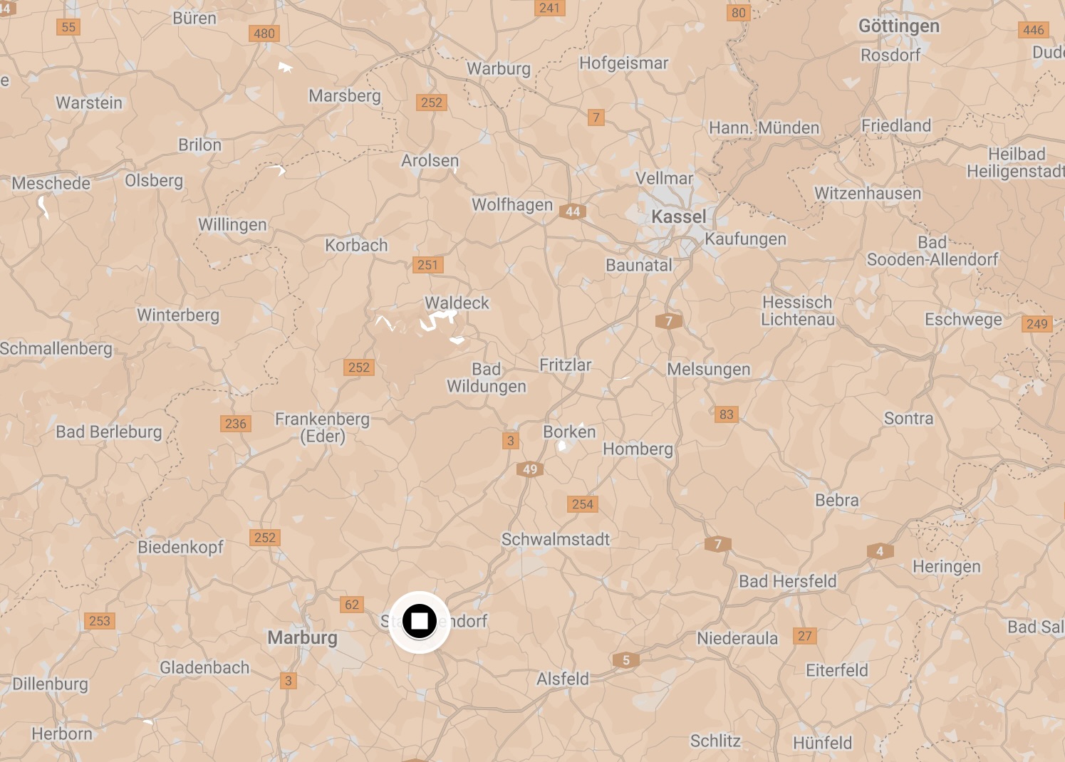 Map of Allendorf Camp.