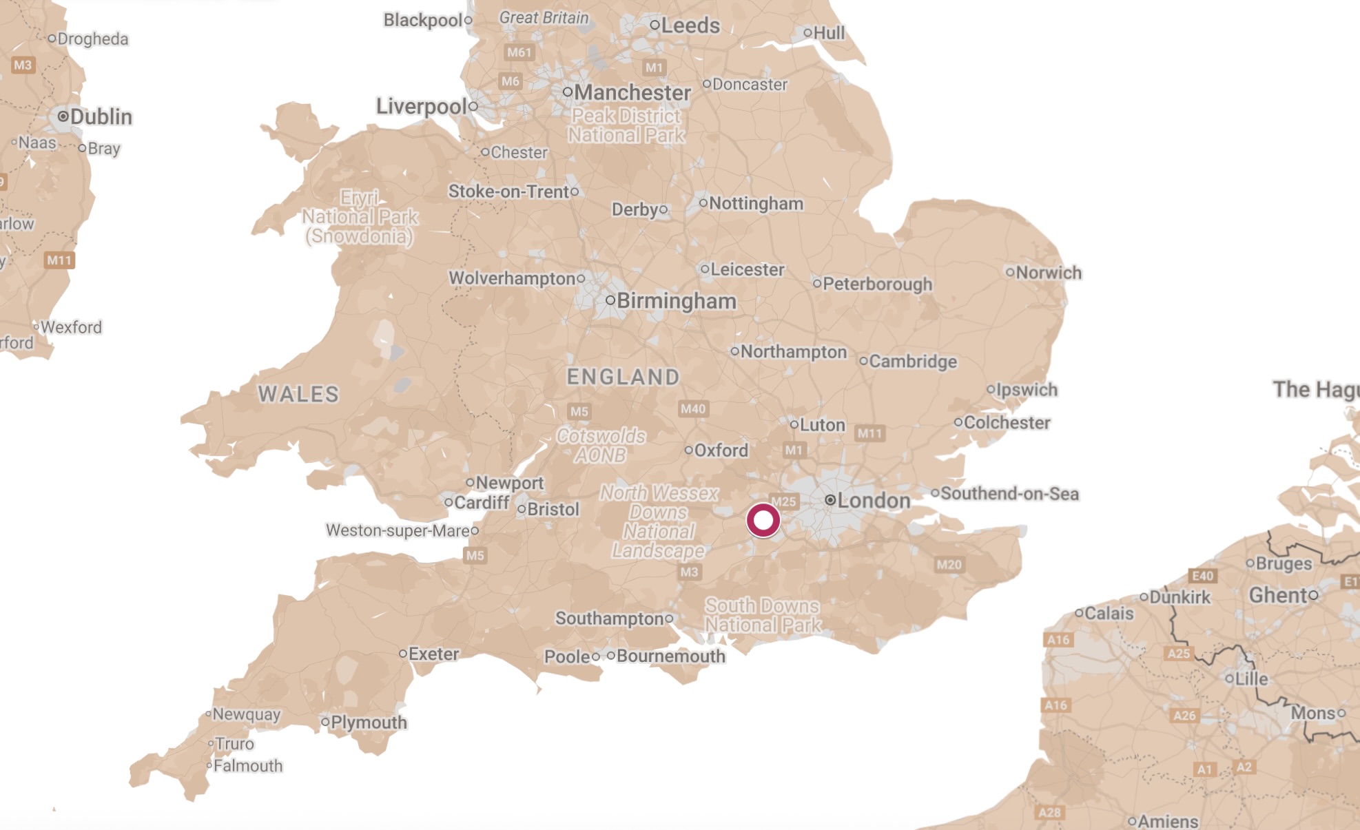 Map of Ascot Hostel.