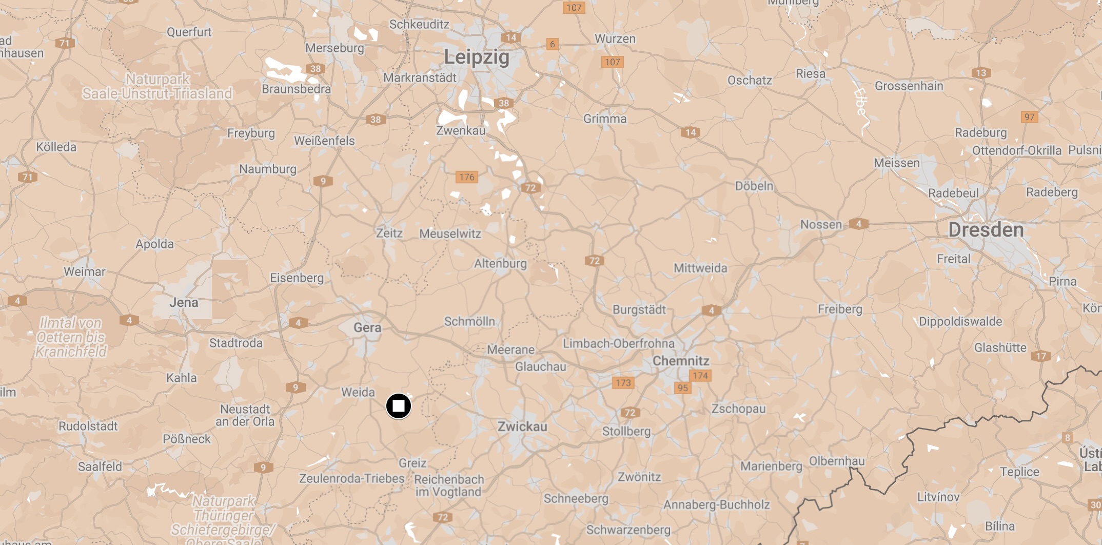 Map of Berga an der Elster Camp.