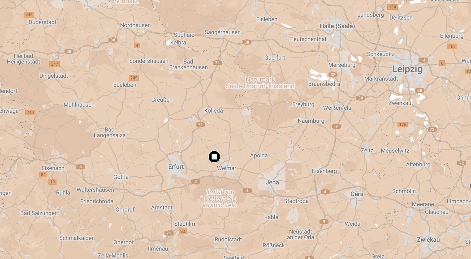 Map of Buchenwald Camp.