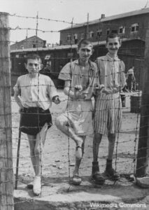 Photograph of Buchenwald: Children liberated in the camp