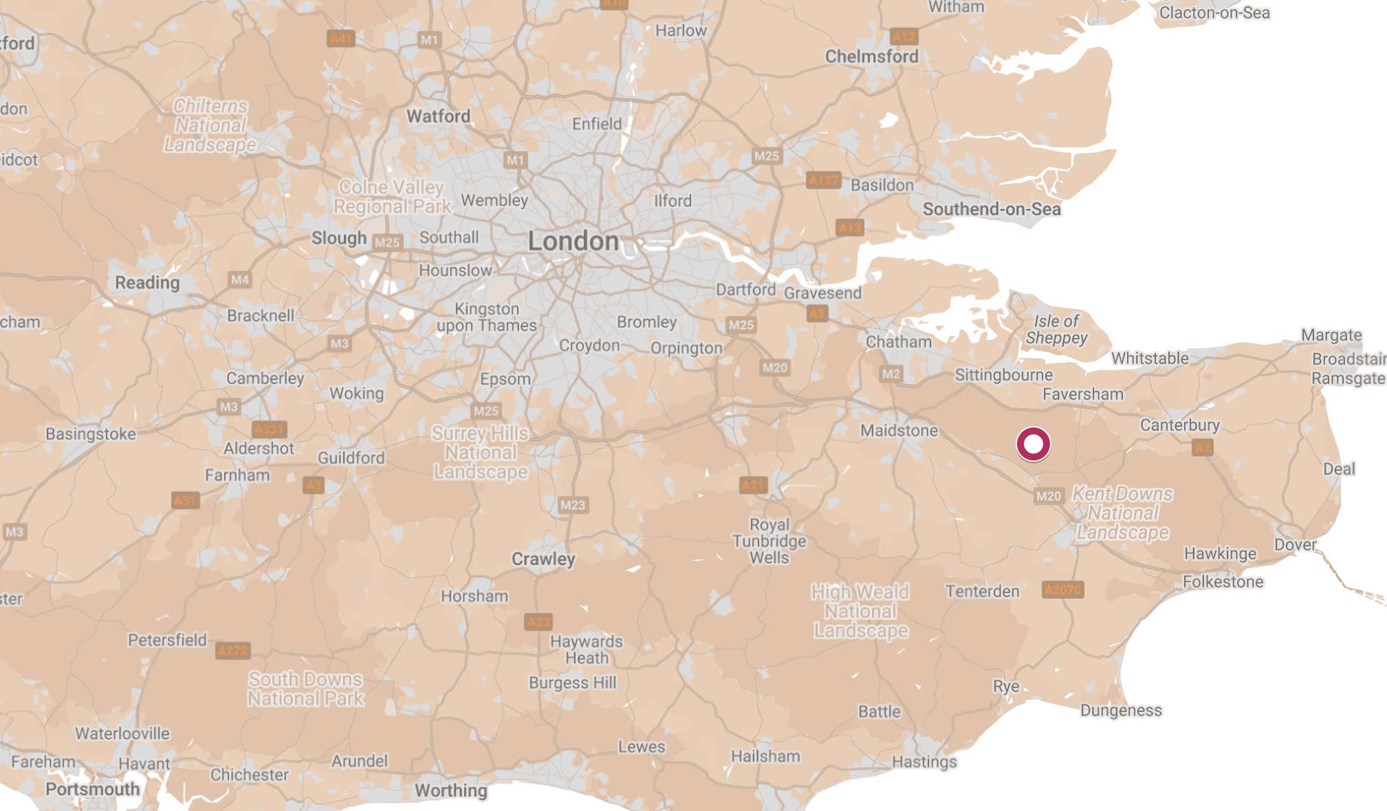 Map of Bunce Court School.