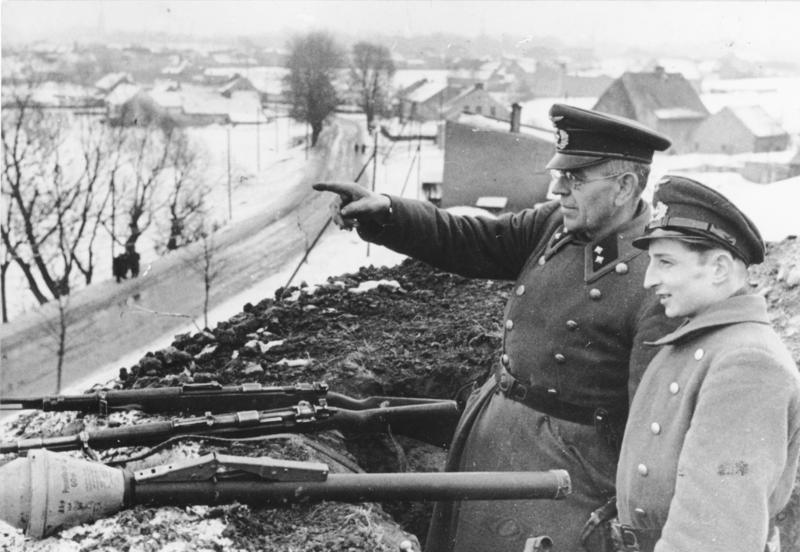 Photograph of anti-tank weapons.