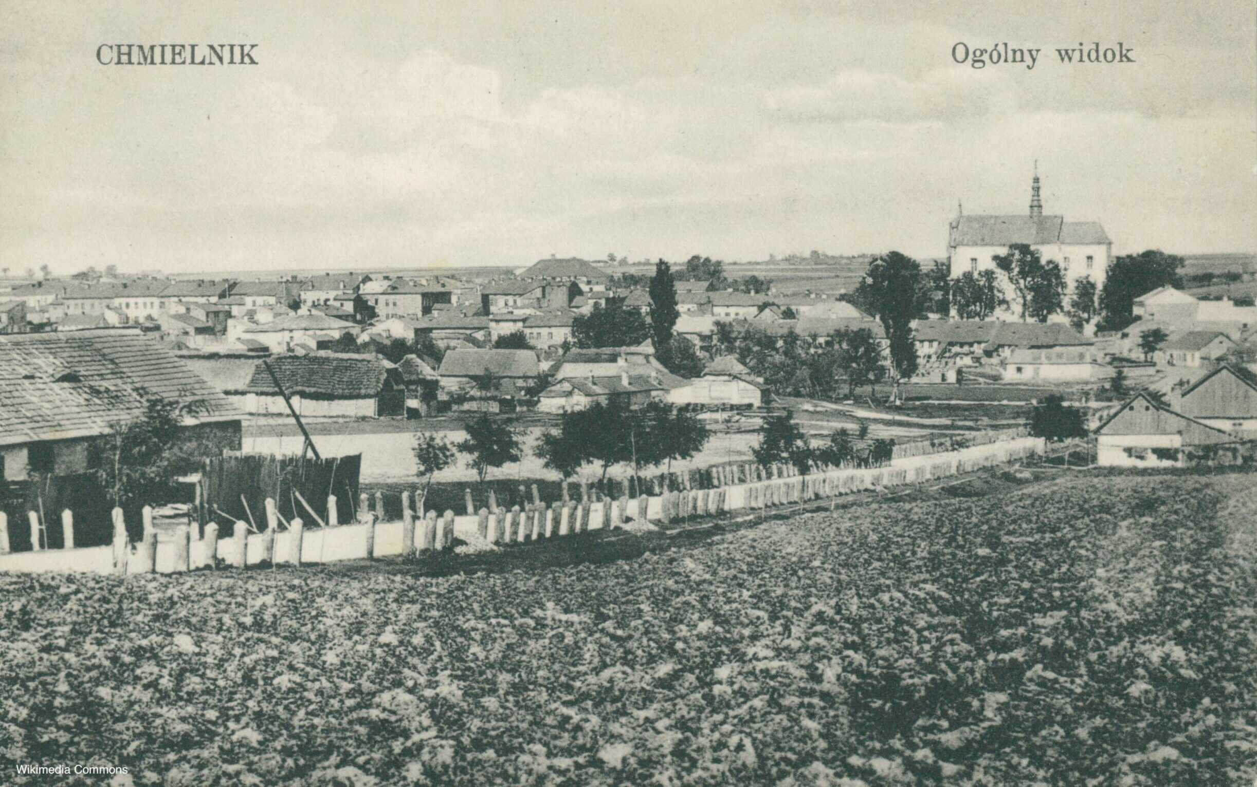 Postcard of Chmielnik, Poland c.1908.