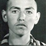 David Herman photographed on arrival at Buchenwald