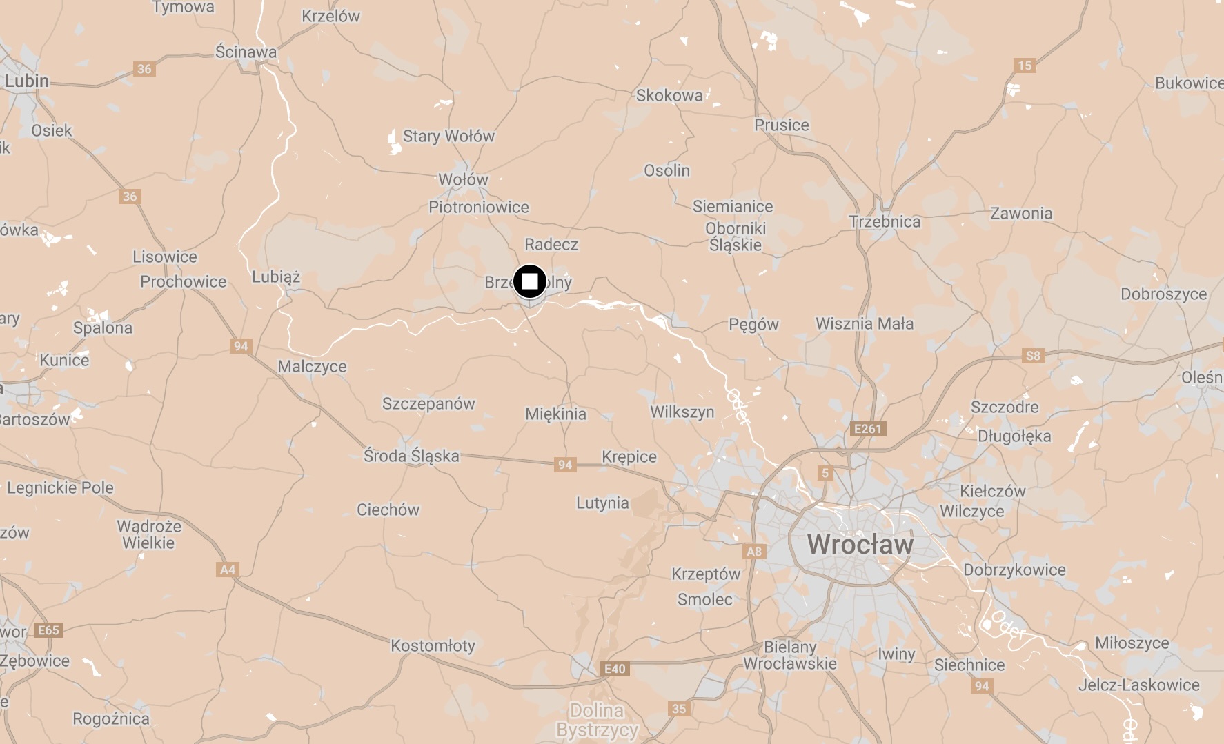 Map of Dyhernfurth Camp.