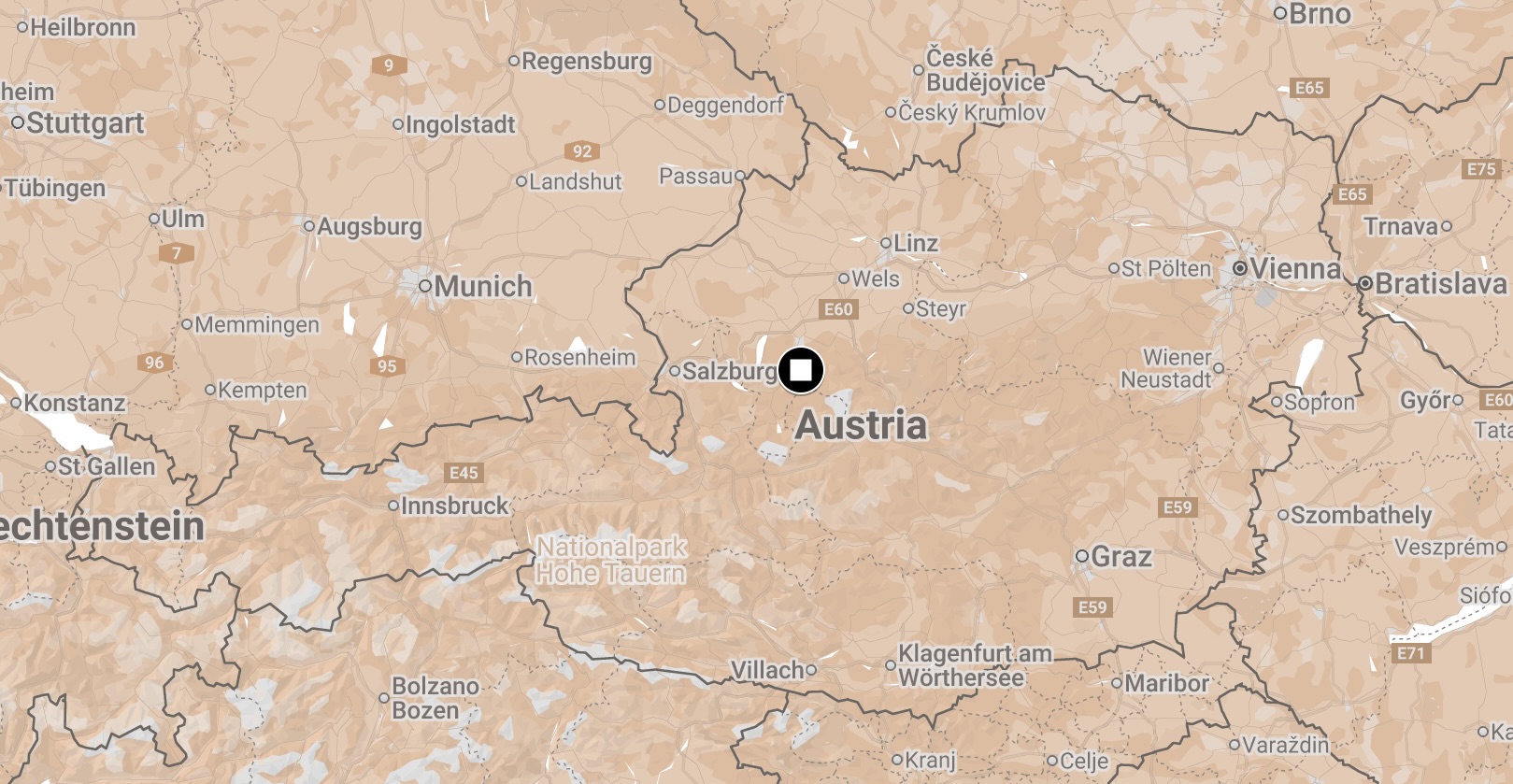 Map of Ebensee Camp.