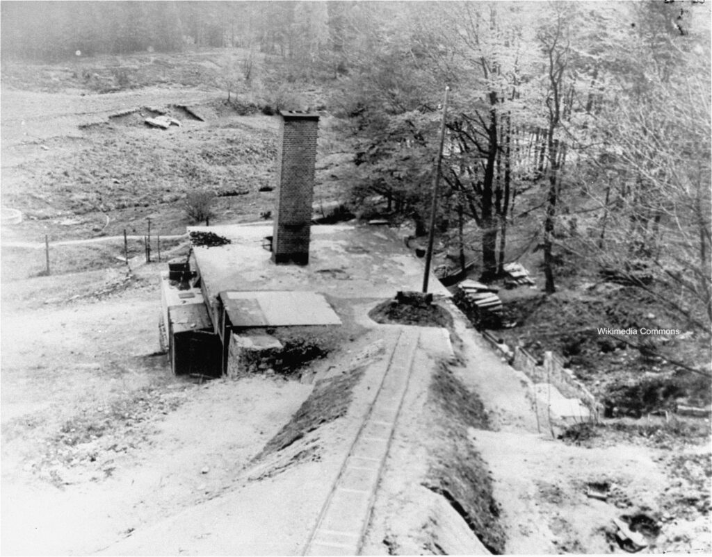 Photograph of Flossenburg crematorium