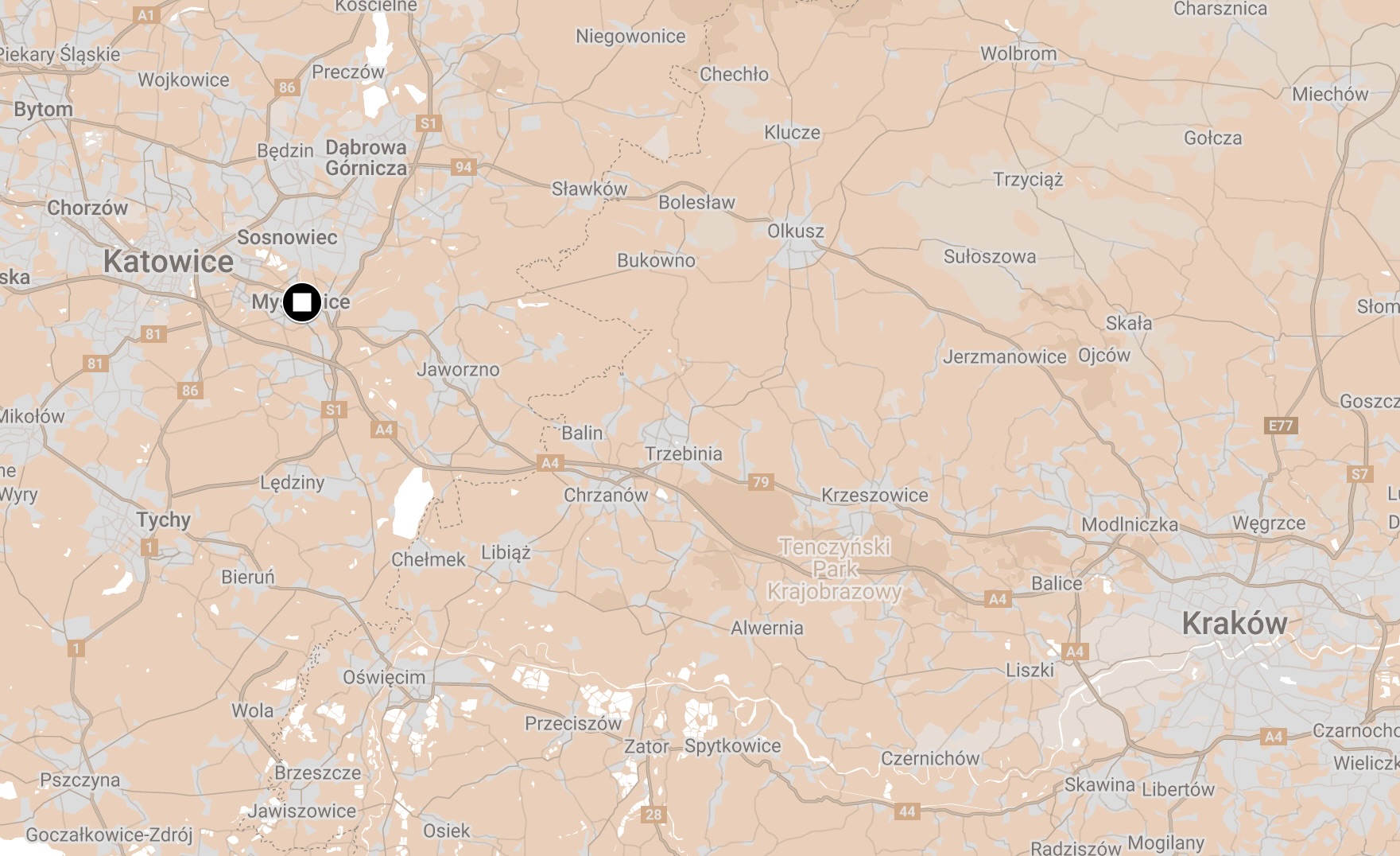 Map of Furstengrube Camp.