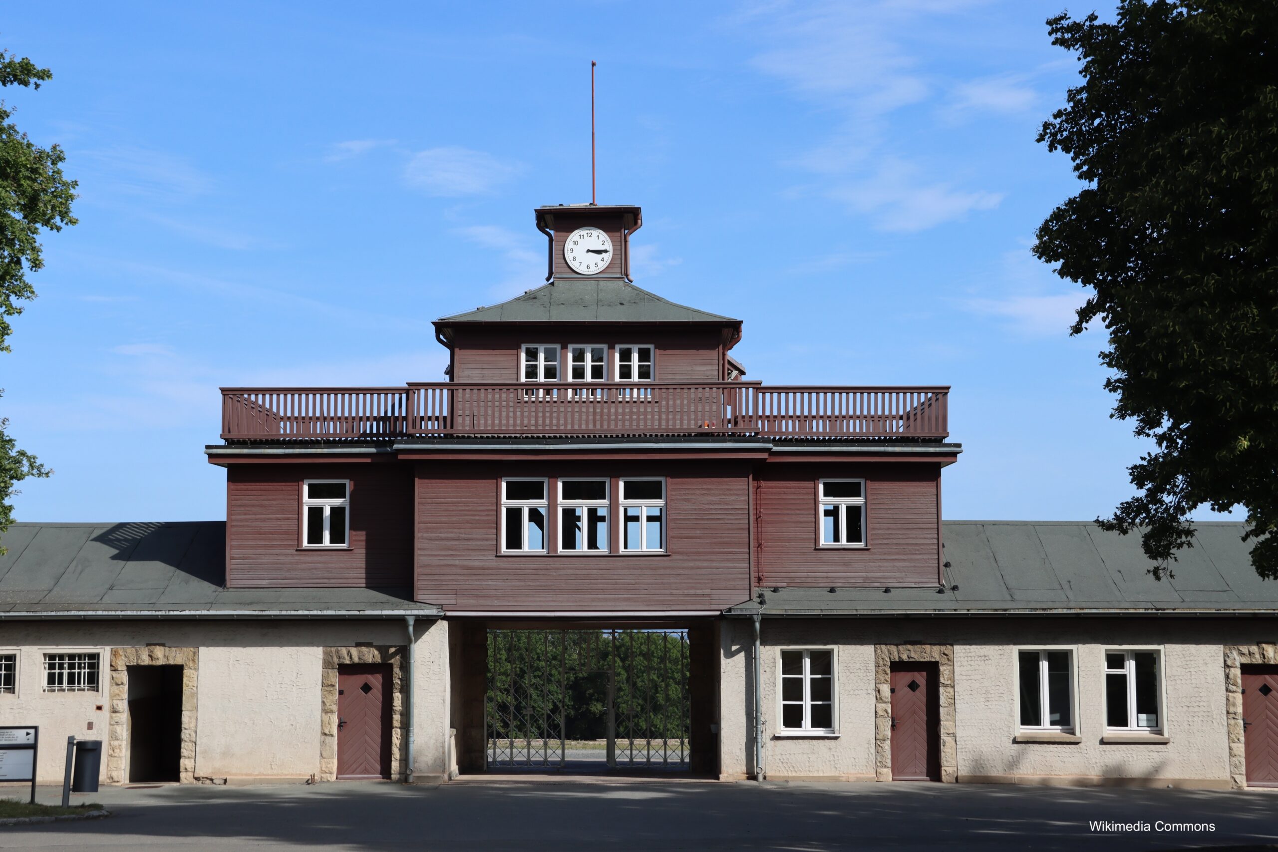 Photograph of the The Original Gate at Buchenwald