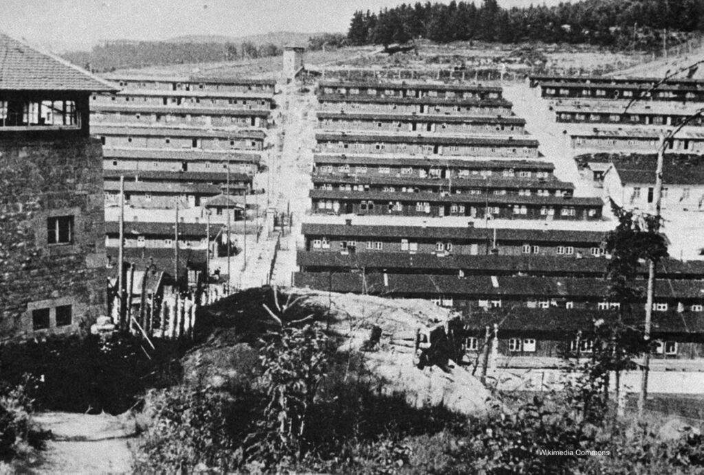 General view of Flossenbürg camp