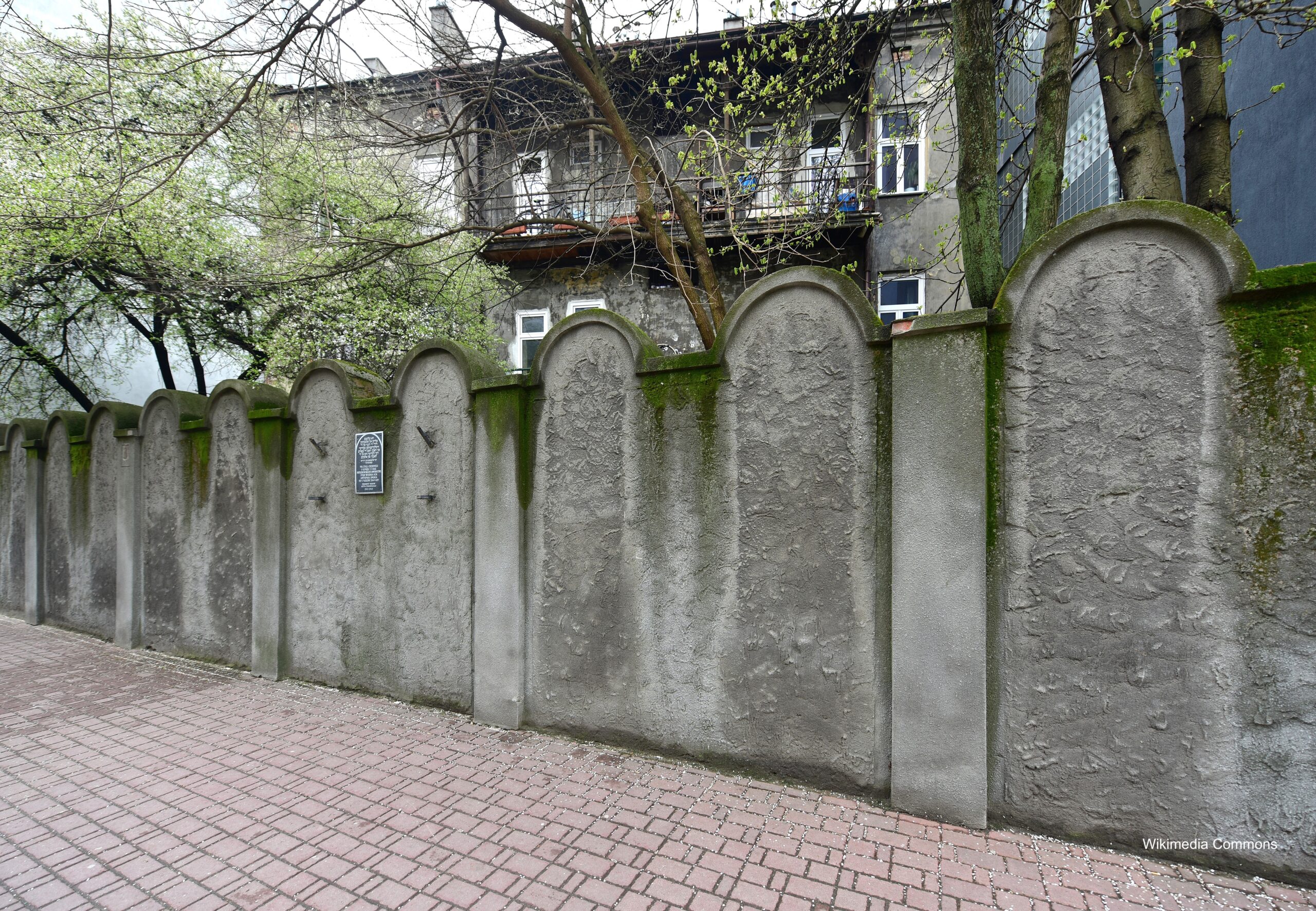 Photograph of Remains of the Ghetto Wall, Krakow.