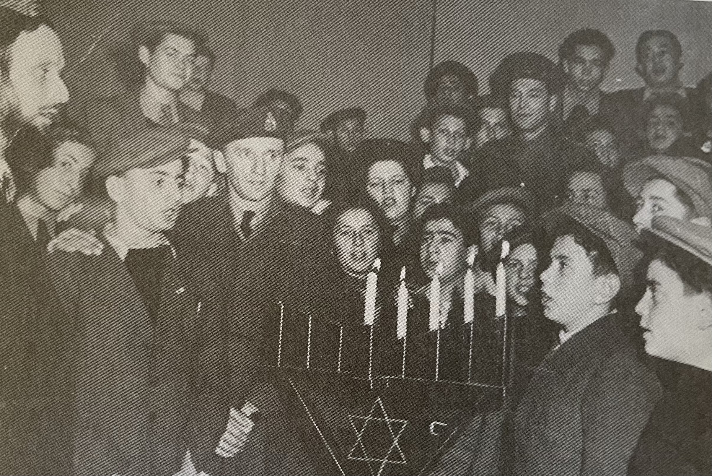 Photograph of Hannuka at the Northhampton hostel.