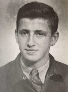 Photograph of Hugo Gryn after the liberation.