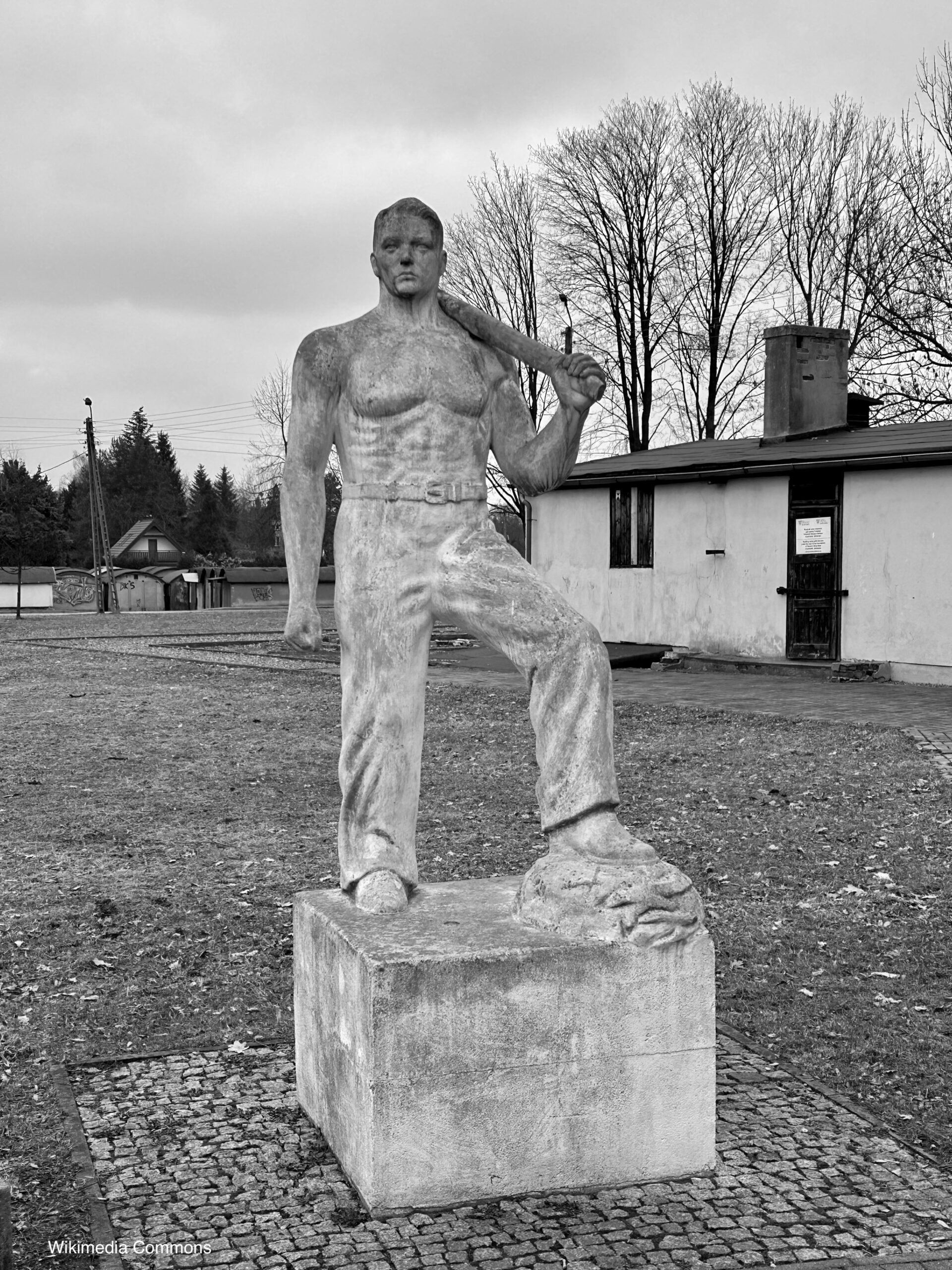 Photograph of the Jawischowitz memorial.