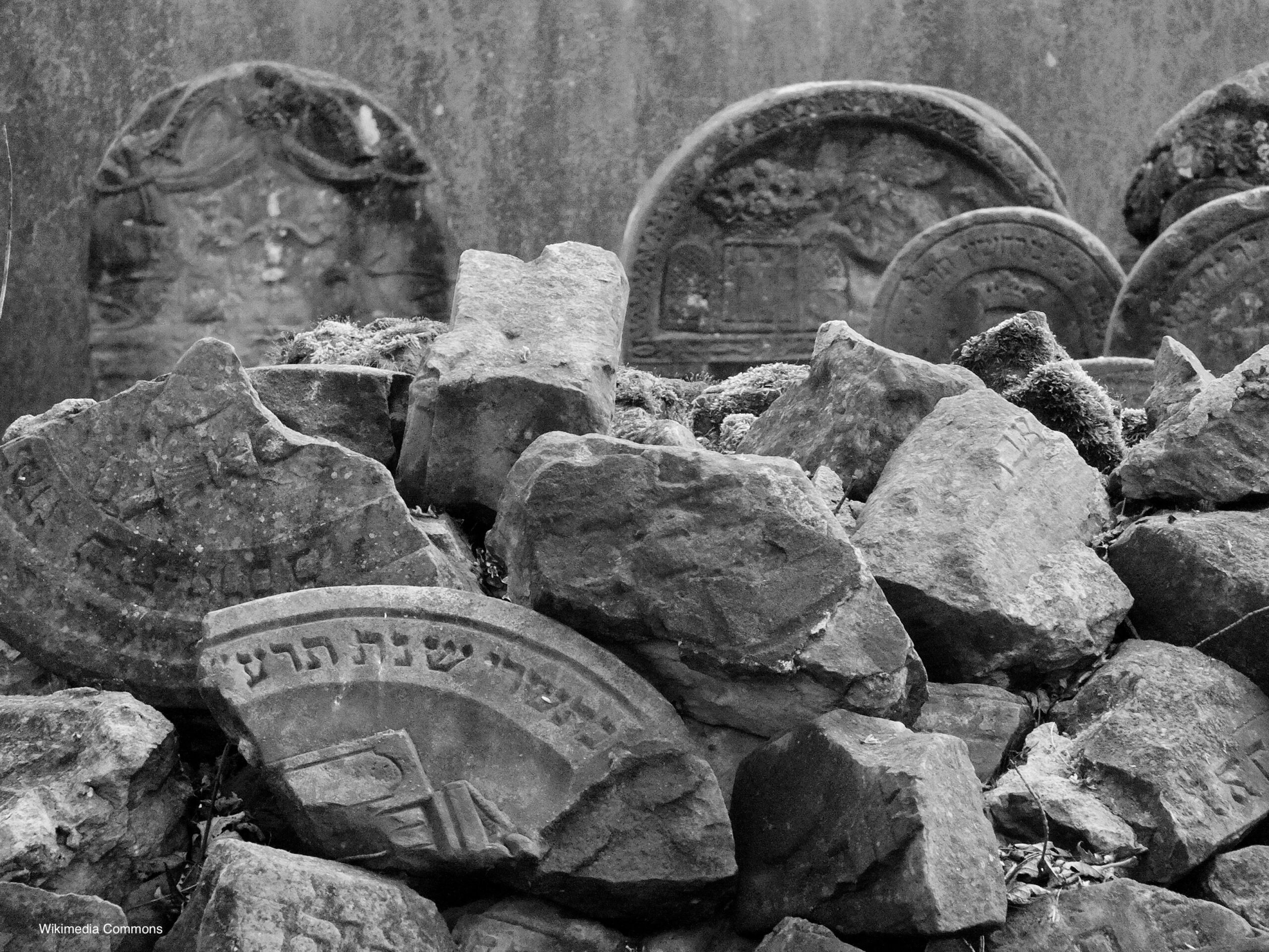 Photograph of the Jewish Cemetery in Ostrowiec Świętokrzyski.