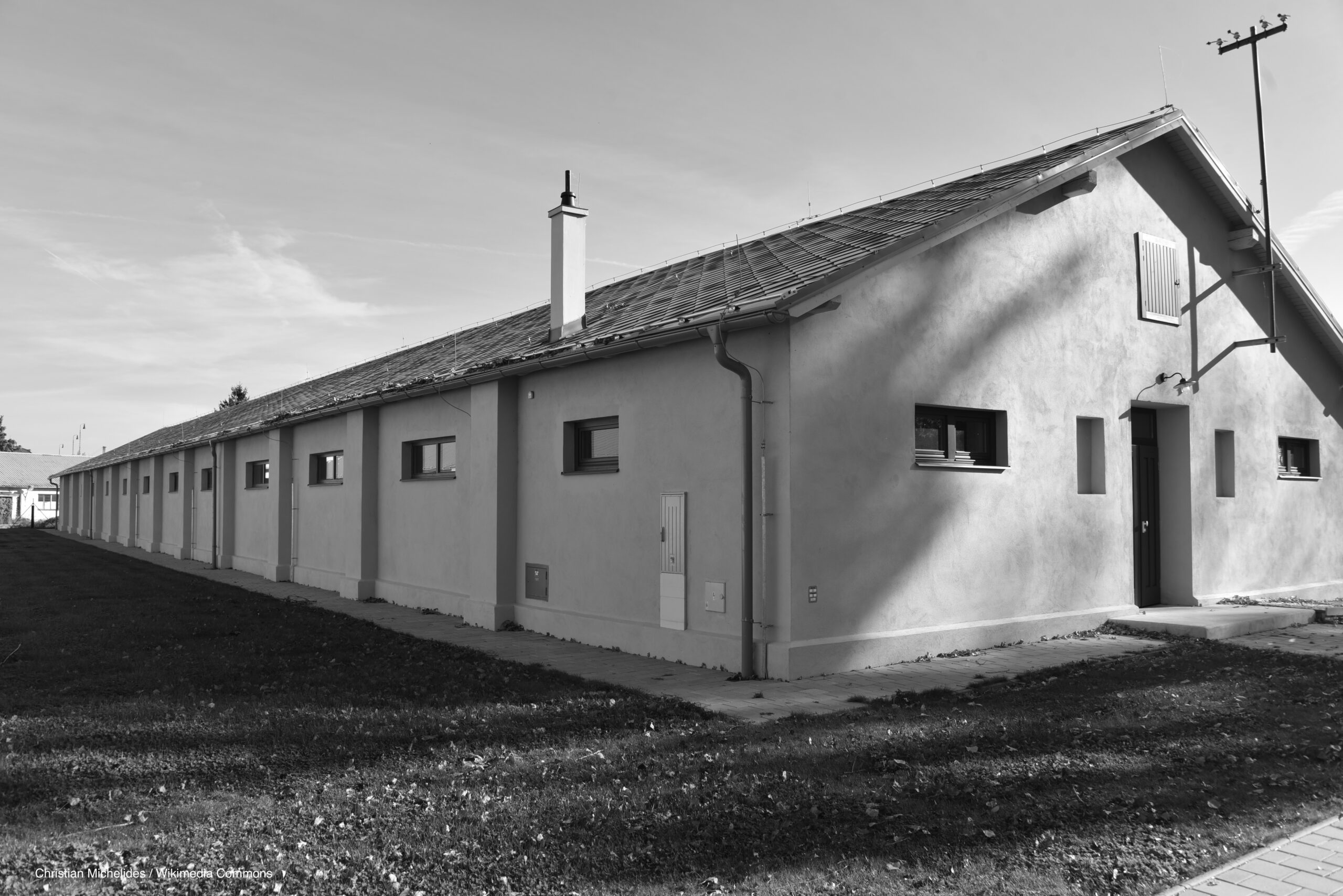 Photograph of Sered Holocaust Museum, Slovakia.