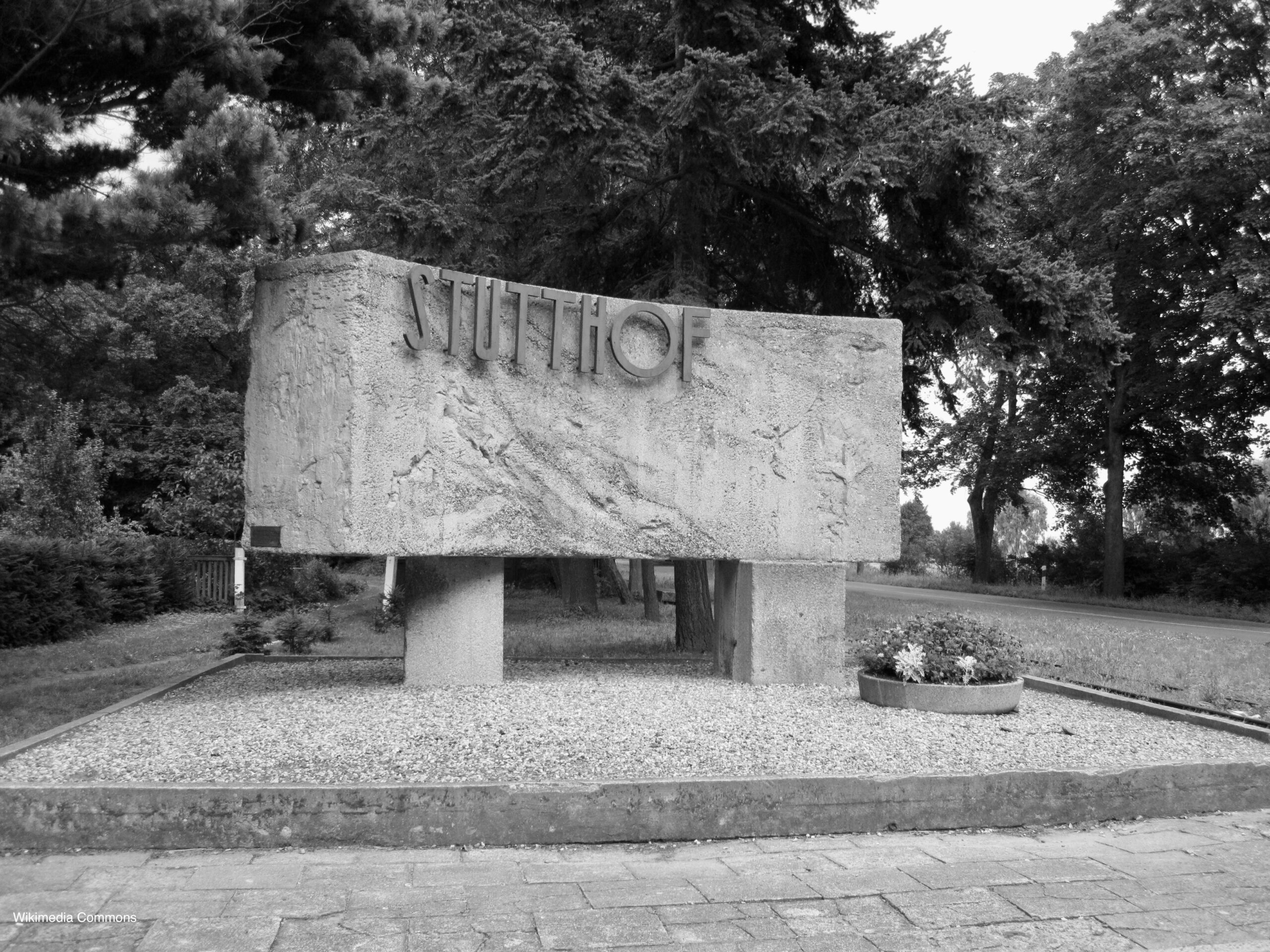 A photogrpah of KZ Stutthof Memorial