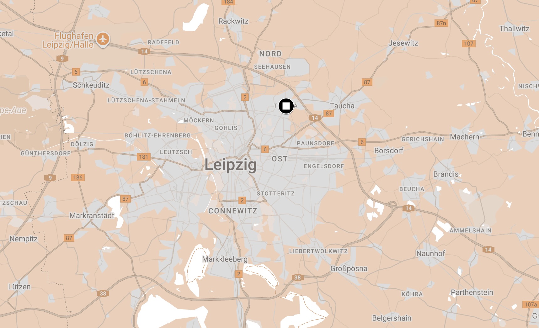 Map of Leipzig-Thekla Camp.