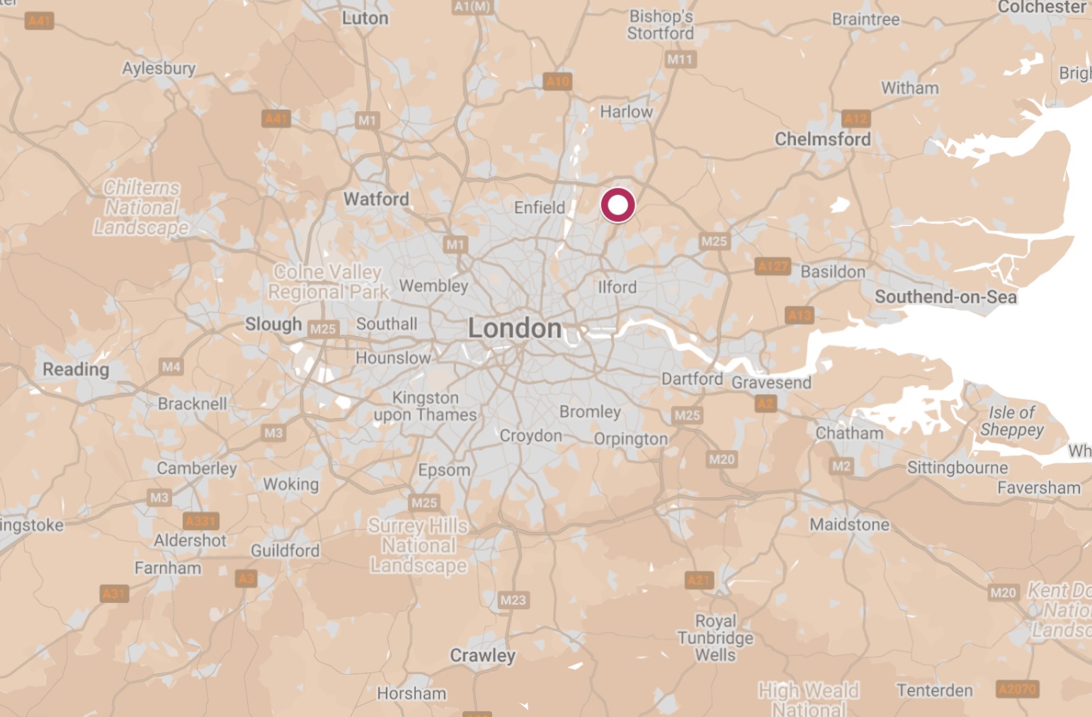 Map of Loughton Hostel.