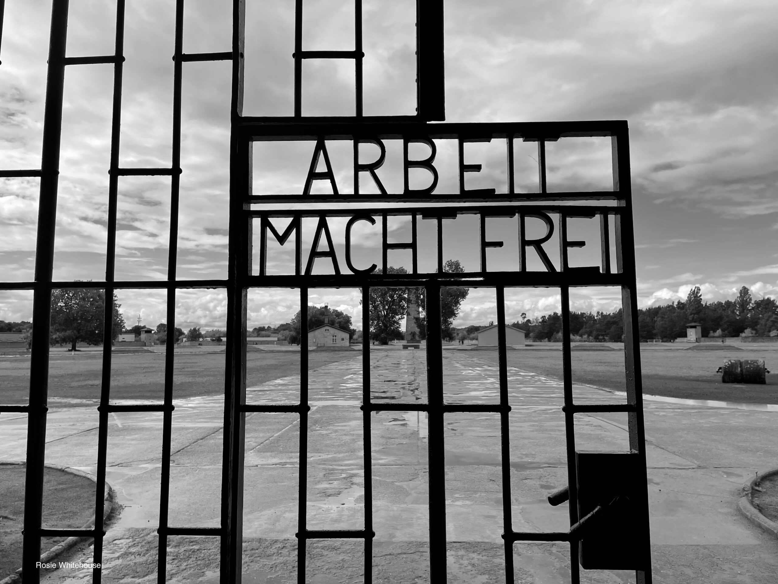 Photograph of the Memorial and Museum Sachsenhausen, Germany.