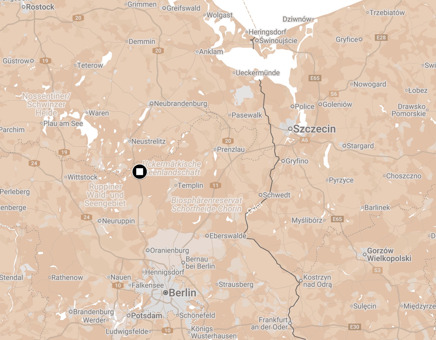 Map of Ravensbruck Camp.
