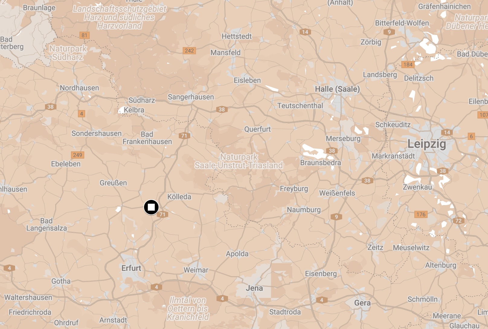 Map of Sommerda Camp.